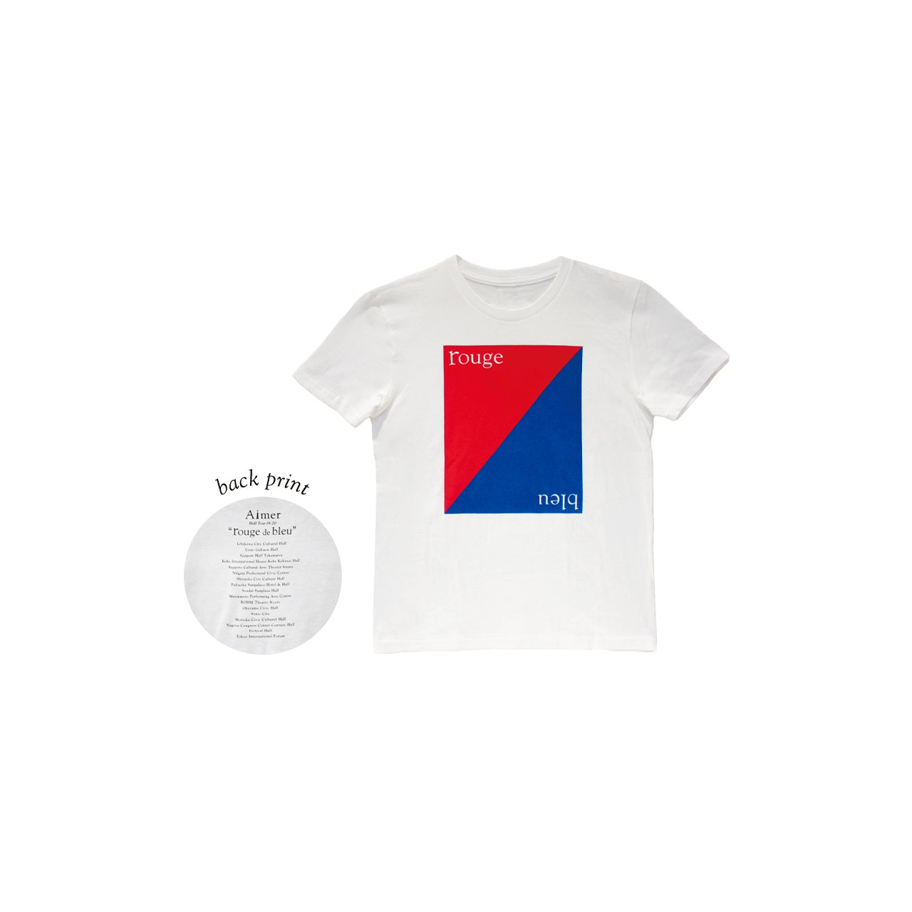 "rouge de bleu" T-shirt White